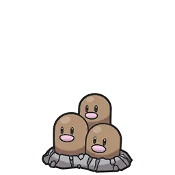 #155 Dugtrio - Pokémon in Pokopia