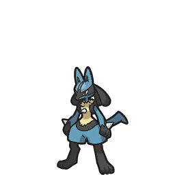 #181 Lucario - Pokémon in Pokopia